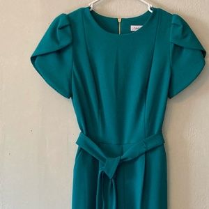 Calvin Klein Teal Jumpsuit Sz 4